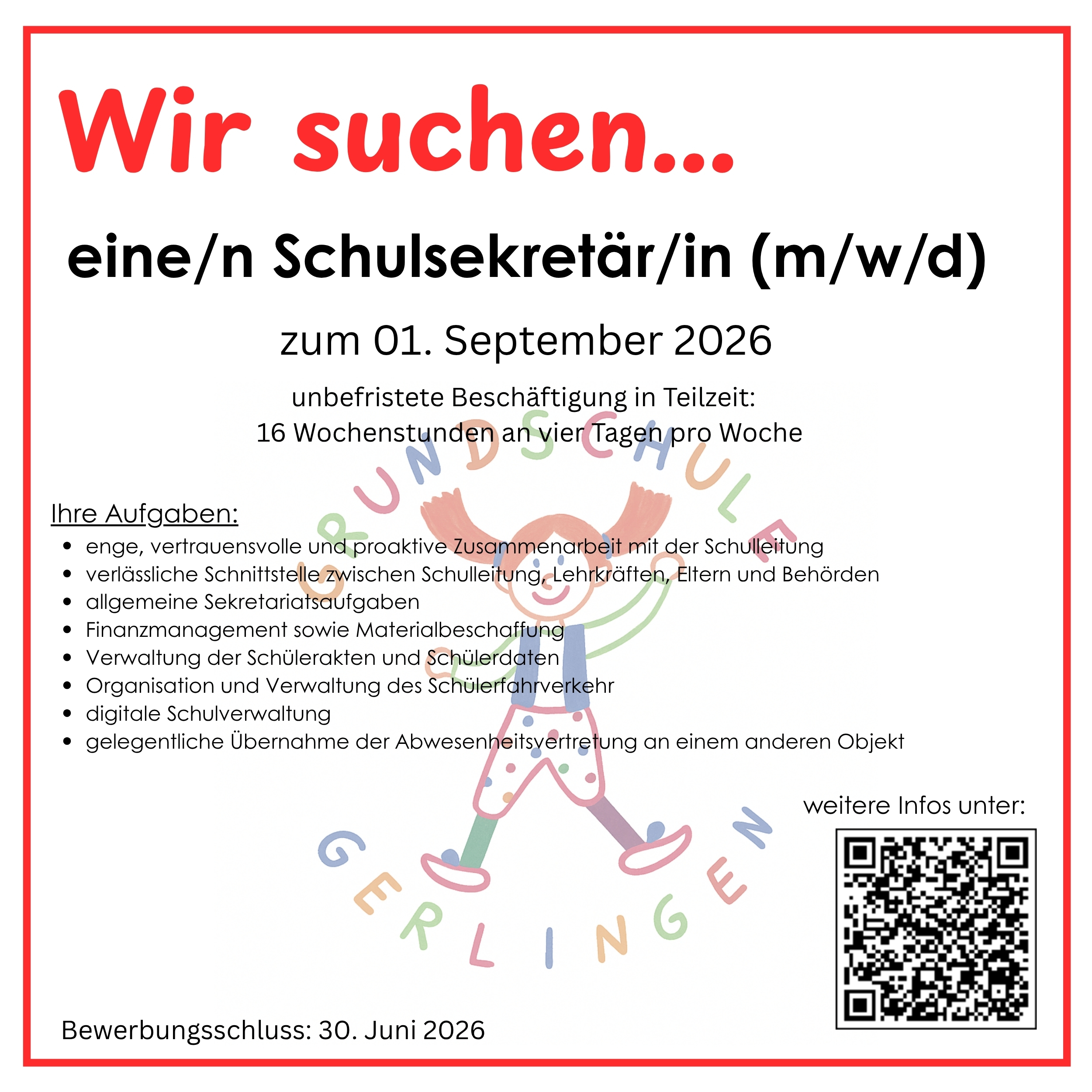 Wir suchen 4